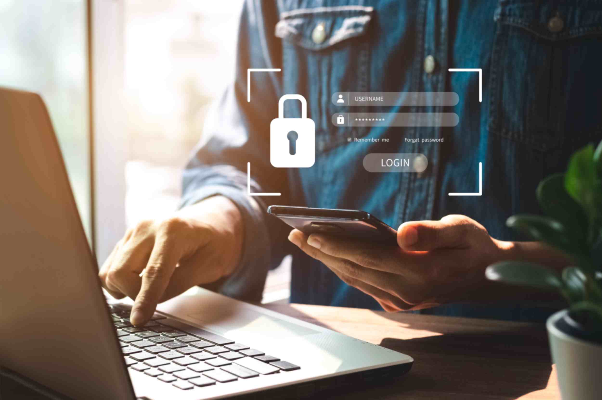 Screenshot of data security and configuration